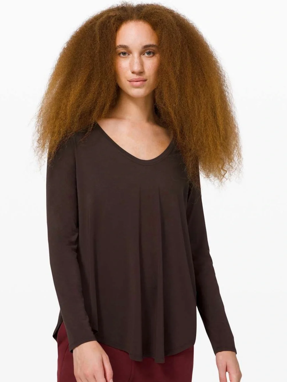 Lululemon Up for Down Time Long Sleeve French Press Size 10